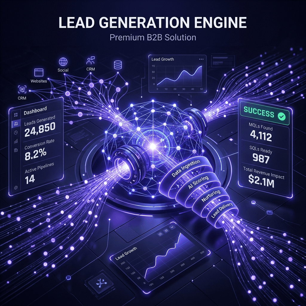 Lead Generation Engine Visualization
